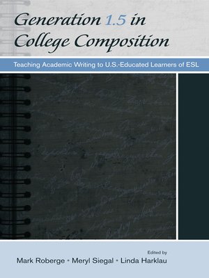 cover image of Generation 1.5 in College Composition